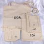 Custom Logo Printing Canvas Fabric Handle Shopping Bag Clothes High Quality Tote Gift Cotton Bag