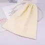 High Quality Organic Cotton Muslin Bag Double String Shopping Shoe Hat Pouch Linen Drawstring Custom Logo Cotton Dust Bag