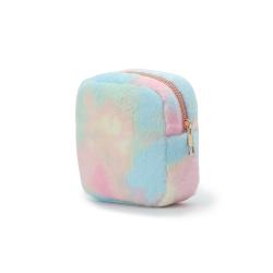 High Quality Personalized Eco-friendly Velvet Cosmetic Bag Best Bride Maid Gifts Makeup Bag Custom Terry Jewelry Pouch
