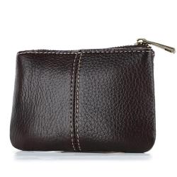 ZWY276 Men Lychee Print Genuine Leather Coin Purse Wholesale Multi-card Lightweight Card Case New Business Student Money Clip