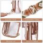 ZR938 Hot Sale Clear Chest Bag Transparent PVC Shoulder Crossbody Waterproof Security Check Shopping Beach Bag Outdoor Travel