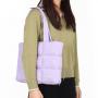 CHANGRONG Custom Large Capacity Soft Padded Winter Quilted Nylon puffer tote bag