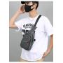 ZR561 Hot Selling Chest Bag Men New Waterproof Shoulder Bag Sports Travel Crossbody Bag Leisure Solid Color Oxford Cloth Satchel