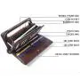 OEM097 Men Wallets Classic Long Purse Card Holder Carteira Male partmon Hasp Large Capacity Luxury Men Clutch Wallet