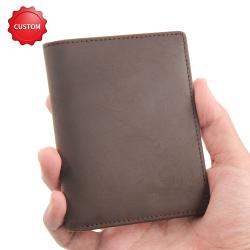 Fashion leather wallet for man luxury rfid blocking wallet men leather smart bifold wallet