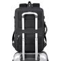 Hot Selling Unisex 17-Inch Large Capacity Travel Backpack Expanded Nylon Computer Bag with USB and Zipper Closure Waterproof