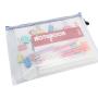 Gelory China Sale Multi-color Custom Mesh Zipper Pouch Document Bag Waterproof Zip File Folders