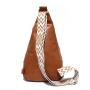 2024 Custom Printed PU Leather Shoulder Chest Bag For Fashion Women Crossbody