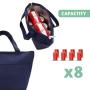 Contracted Style Insulated Lunch Bag Durable Bento Pouch Thermal Insulated Lunch Box Tote Cooler Bag Lunch Container