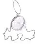Wholesale wedding party transparent women crossbody evening bag gold round clear acrylic ball clutch purse bag 2024