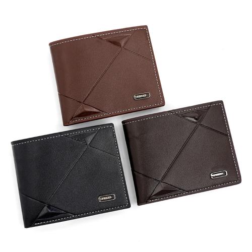2023 New Stock Men Card Holder Wallet Short Style Multi Card Slot Luxury Mens Bags Trifold Horizontal Cartera De Hombre
