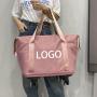 large capacity hand carry waterproof weekender duffel foldable duffle bag for women luggage travel bags with wheels