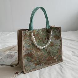 Summer Bag Large Capacity Tote Bag New Instagram Portable Mommy Bag Stylish Shoulder Tote