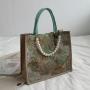 Summer Bag Large Capacity Tote Bag New Instagram Portable Mommy Bag Stylish Shoulder Tote
