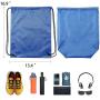 Gelory Large Drawstring Bags Top Quality Delicate Custom Polyester Drawstring Backpack Traveling Shoe Drawstring Bag