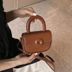 2024 new cute macaroon colorful square bag Ms. simple design sense of the crossbody bag new shoulder women's bag