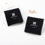 Customized Small Gift Bag Black Luxury Velvet Envelope Jewelry Pouch Envelope Perfume Packaging Bag