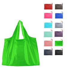 New Foldable Shopping Bag Large Eco Reusable Portable Shoulder Handbag for Travel Grocery Waterproof Folding Pouch