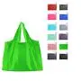 New Foldable Shopping Bag Large Eco Reusable Portable Shoulder Handbag for Travel Grocery Waterproof Folding Pouch