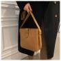 2024 Popular Crossbody Bags Women Handbags Ladies Luxury Shoulder Bucket Bag Solid Color Pu Leather Designer Bag Wholesale Open