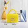 Wholesale 2024 Women's Fashionable Mini Handbags Small PU Shoulder Crossbody Bags Purses with Waterproof PVC Jelly Bags