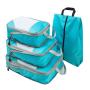 Manufacturers Direct Sales Amazon Explosive Travel Compression Bag Four Sets Of Waterproof Luggage Clothes Storage Bag