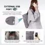 2023 Fashion Quilted Business School Daypack Teacher Nurse Tote Bag Travel High Quality Laptop Backpacks for Women with USB Port
