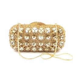 2024 Custom Crystal Evening Cross Body Bag For Women Luxury Rhinestone Clutch
