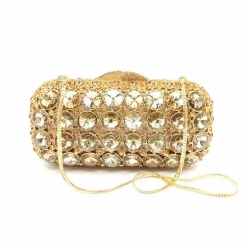 2024 Custom Crystal Evening Cross Body Bag For Women Luxury Rhinestone Clutch