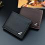 Hot sell   2022 Men's wallet  short fashion open soft wallet casual  pattern multi-card position large-capacity wallet for man