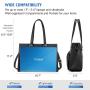 2022 LOVEVOOK Women 15.6in Waterproof Leather Computer Bag Work Tote Bags Large ladies Handbags Briefcase Laptop Bags