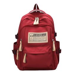 ZF121 Shoulder Bag Men Casual Students Schoolbag Female Fashion Hundred Travel Backpack Nylon Breathable Load Reduction