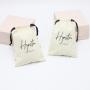 High Quality Beige Cotton Linen Packaging Bag For Baby Care Drawstring Cotton Muslin Gift Storage Bag