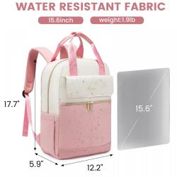 Waterproof Cute Travel Work Computer Backpack Bag with USB Port Back pack Casual Daypack Nurse Teacher Laptop Backpack for Women