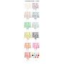 2022 Keymay Popular Stock RTS DIY Personalized  5.5cm Height A-Z Patches Sticker Self Adhesive Alphabet  Chenille Letter Patches