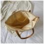 Minimalist big totes shoulder bags women straw woven handbags ladies luxury handbags for women luxury summer beach tote bags