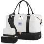 LOVEVOOK new 3  in 1 large capacity combination diamond quilted designer carry on overnight luggage travel duffel gym bags