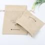 Customized  Natural Cotton Drawstring Pouch Wedding Party Gift Packaging Bag Soft Cotton Muslin Dust Bag