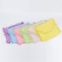 Keymay Stock 6 Colors High Quality Cute Girls Canvas Tassel Flat Purse Pouch Bag Women's Clutches Canvas Envelope Clutch