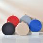 Pu Pure Color Single Shoulder Hand Chain Bag Bolsos Fashion Dinner Bag Lady Acrylic Personality Round Crossbody Bag
