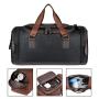 Customized Outdoor Handbags Fitness Sport Bags With Shoe Compartment PU Leather Travel Duffel Bag for Men