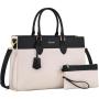 LOVEVOOK 2024 new Large Waterproof Leather Computer Briefcase for Office shoulder crossbody bags women Laptop tote handbags