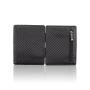 New fashion magic wallet card holder rfid blocking leather magic flip wallet money clip for men