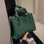 2024 Custom Crocodile Suede Vegan Leather Tote Bag For Women Ladies Handbag