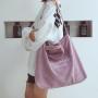 Corduroy Handbags Literary Embroidery Letter Tote Bag Retro College Style One-shoulder Diagonal Handbag Big Bag