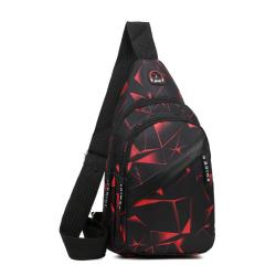 Chest bag men's new fashion Korean version  bag lightweight outdoor sports and leisure couple backpack single shoulder bag
