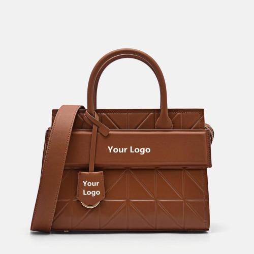 Elegant Vegan Leather Luxury Style Handbags For Women High Quality Ladies Hand Bags Diamond Pattern Custom Womens Tote Bags