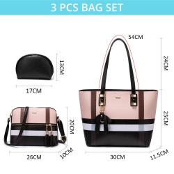 Lovevook Realer luxury women shoulder bags designer crossbody bag female large tote three-piece .