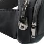 Odorless Lockable Waist Pack No Smell Fanny Pack with Carbon Lined Hide Smelly Pouch in Black