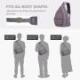 LOVEVOOK 2024 custom adjustable Crossbody Sling Bag Tennis Training Equipment Men Women Pickleball rackets Paddle backpacks bag